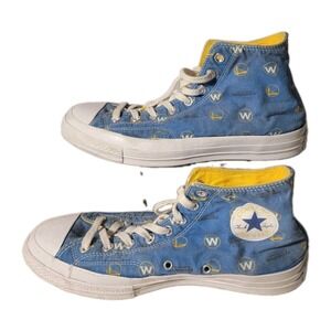 Converse Chuck Taylor All Star High Mens 10 NBA Golden State Warriors Blue